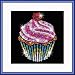 KSG Sequin Art Focus Cupcake Boxed