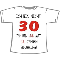 Geburtstag T-Shirt, Nicht 30, 12 Jahre Erfahrung