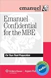 Emanuel Confidential for the MBE Audio Review
