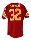 OJ Simpson Autographed USC Maroon Throwback Jersey