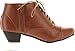 Bonnibel Womens Trynn-1 Round Toe Lace Up Side Zipper Chunky Ankle Booties Boots