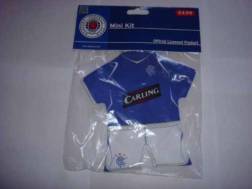 OFFICIAL GLASGOW RANGERS HOME SHIRT STYLE MINI HANGING KIT