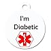 Medical Alert Dog Cat Pet ID Tag - 