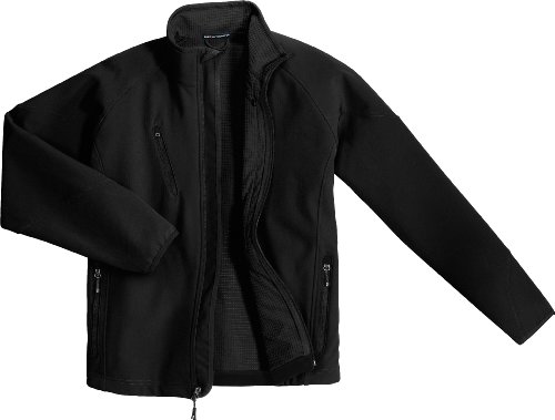 Port Authority Men's Perfect Textured SoftShell Jacket, Black, XLT. TLJ705 On Sale
