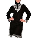 Black Embroidered Kurti