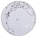 Salad Plate Set of 4 - White and Platinum