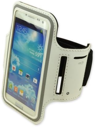 Unitewell New Deluxe Sports Armbands Compatible With Samsung Galaxy NoteII N7100, White Sports and outdoors armband