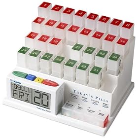  Medcenter Systems Talking Monthly Pill Reminder & Organizer