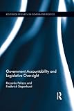 Government accountability and legislative oversight