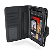 Navitech Genuine Black Napa Leather Flip Open Book Style Carry Case / Cover for the Amazon Kindle Fire 7 Inch Tablet 4G 4th Gen 2011 Android 3.2
