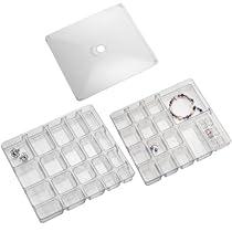 InterDesign Linus Small Jewelry Box, Clear