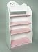 Giftmark 2072PW Child's Bookcase with Clock Pink &amp; White
