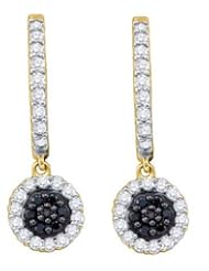 14KT Yellow Gold 0.49 CTW Diamond Fashion Earring
