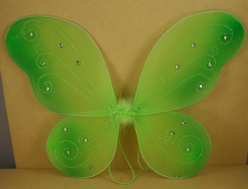 Apple Green Butterfly Fairy Costume Wings 18