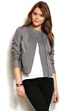 Armani Exchange Womens Ottoman Accent Moto Jacket 41dF29CT45L. SL160 Armani Exchange Womens Ottoman Accent Moto Jacket