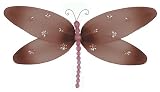 Brown Pink Sparkle Dragonfly nylon hanging ceiling wall baby nursery room wedding decor