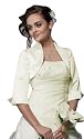Satin Bolero 3/4 Arm zu Abendkleid Abendjäckchen