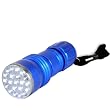 21 LED Blue Aluminum Flashlight
