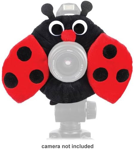 Camera Creatures Ladybug & Friendly Frog Portrait Posing Prop Essentials Bundle with Cleaning Kit