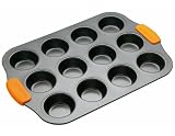 Click for more about Easy Grip Twelve Hole Baking Pan 36cm x 27cm - Masterclass.