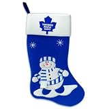 Toronto Maple Leafs Snowman Felt Stocking