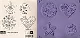 STAMPIN UP- POLKA DOT PUNCHES - NEW & MOUNTED SET OF 4