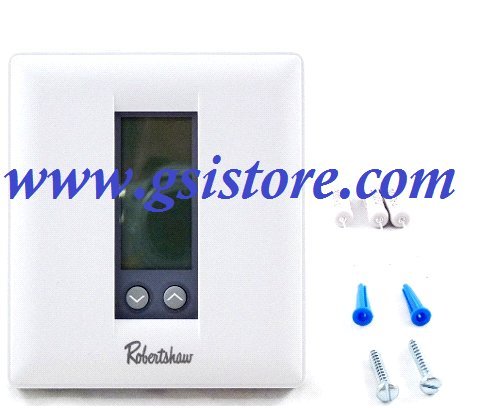 Robertshaw 300-206 Non-Programmable 1 Heat/1 Cool Thermostat, Manual Changeover