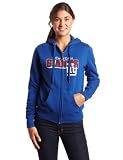 NFL Womens New York Giants Football Classic III Long Sleeve Fullzip Fleece Hoodie