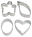 Wilton Fondant Fancy Shapes Cut Outs, Set of 4