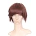 Brown Brunette Short Length Anime Cosplay Costume Wig