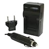 Konica Minolta DiMAGE X50, DiMAGE X60 - Replacement Battery Charger (Incl. Car and European Plug Adapters)