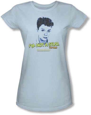 Sixteen Candles - Womens Stud T-Shirt In Light Blue, Size: XX-Large, Color: Light Blue