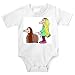 Onesie with hound, with, woman, dog, afghan
