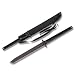 Cold Steel Two Handed Katana with Machete Black Blade