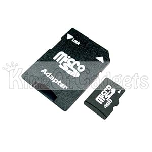4gb Micro Sd Memory Card For The Lg Gw520 (With Adaptor) By King Of Gadgets
