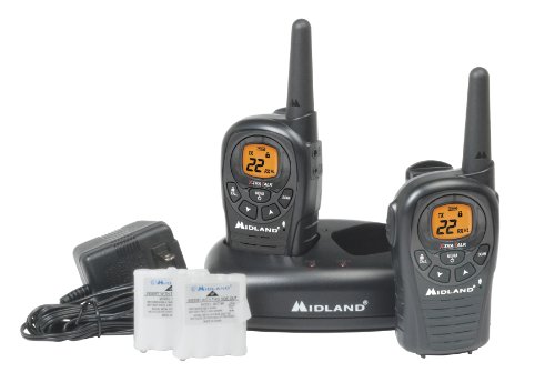 Midland LXT380VP3 24-Mile 22-Channel FRS GMRS Two-Way Radio (Pair)