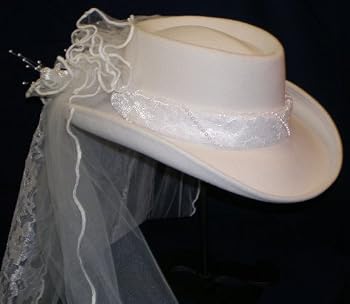 Pearlace Bridal Hat in Felt