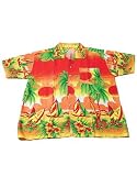100% Cotton Hawaiian Sunset Tropical Luau Party Shirt