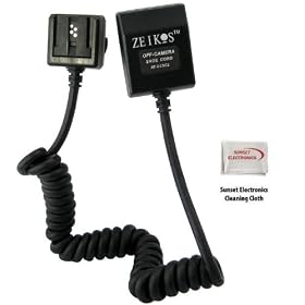 Sony FA-CC1AM Replacement Off Camera TTl Flash Cord For The Sony DSLR-A200 DSLR-A300 DSLR-A380 DSLR-A700 DSLR-A33 DSLR-A500 DSLR-A850 DSLR-A55 DSLR-A700 A900 DSLR-A550 DSLR-A330 DSLR-A350 DSLR-A230 DSLR-A100 Includes SSE Micro Fiber Cleaning Cloth