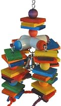 Super Bird Creations 15 by 7-Inch 4 Way Play Bird Toy, Large
