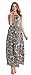Dilanni Women's Strap Sleeveless Floral Printed Summer Beach Bohemian Sundress