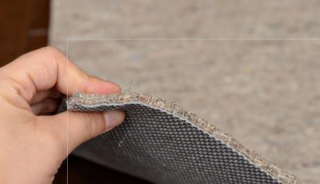 Plush, Reversible, 6' Round SUPREME HOLD(TM) Felt/Rubber Rug Pad adds PREMIUM PROTECTION on Hard Surfaces and Carpet