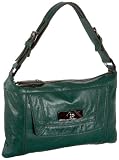 BCBGMAXAZRIA Vintage Crackle Leather Demi Handbag