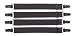 Rothco Black Military 4-Piece Straight Shirt Stays