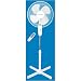 Continental CE27516 16 inch Stand Fan with Remote Control