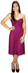 Polyester/Spandex Wrap Bridesmaid Dress 