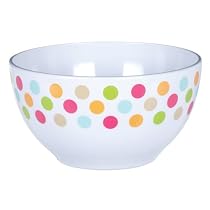 Kitchen Craft Coolmovers Polka Bowl, Melamine, 15 cm