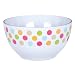 Kitchen Craft Coolmovers Polka Bowl, Melamine, 15 cm