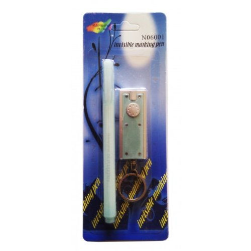Geocaching - Feutre encre invisible permanente avec mini lampe UV