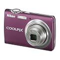 Nikon 10.0MP Ultra Compact Digital Camera - Plum (S220)&nbsp;